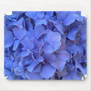Elegant Blåblåvingade blommigtar Musmatta