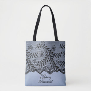 Elegant (blåbrud) tygkasse