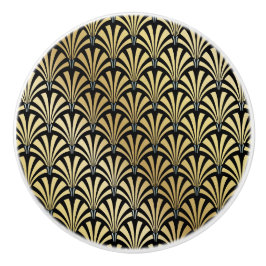 Elegant Black and Guld Art Deco-fack - SRF Knopp