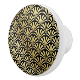 Elegant Black and Guld Art Deco-fack - SRF Knopp