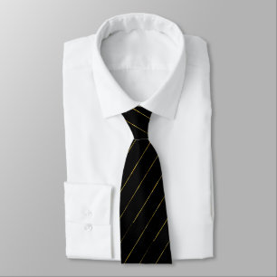 Elegant Black and Guld Stripe Slips