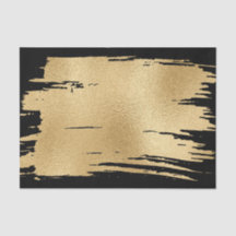 Elegant Black and Guld Tissue Paper