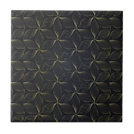 Elegant Black and Guld Wall Tile Ides Kakelplatta