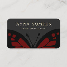 Elegant Black and Red Butterfly