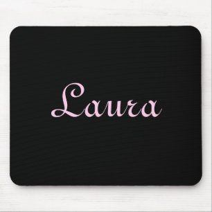 Elegant Black and Rosa Mousepad Musmatta