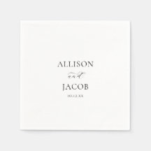 Elegant Black and White Bröllop