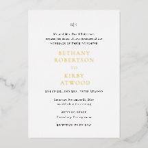 Elegant Black and White Classic Bröllop