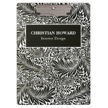 Elegant Black and White Foliage Business Branded