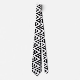 Elegant Black and White Geometric Aztec Mönster Slips