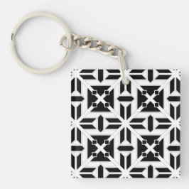 Elegant Black and White Geometric Pattern