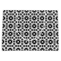 Elegant Black and White Geometric Pattern