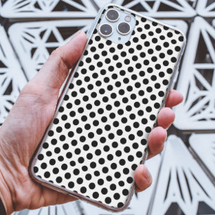 Elegant Black and white Polka dots mönster Classic