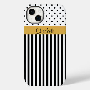 Elegant Black and White - Rand och Polka dots