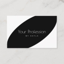 Elegant Black and White Stil Professionell Modern