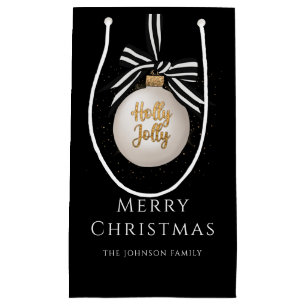 Elegant Black Bauble God jul