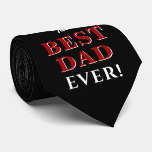 Elegant Black Best Pappa någonsin Far's Day Slips