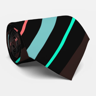 Elegant Black Brown Blue Stripes Groom Gift   Slips