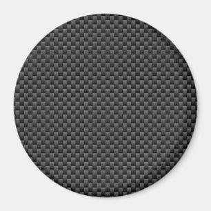 Elegant Black Carbon Fiber Stil Skriv ut bakgrund Magnet