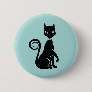 Elegant Black Cat Knapp