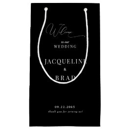 Elegant Black Chinoiserie Wedding Favor Tack