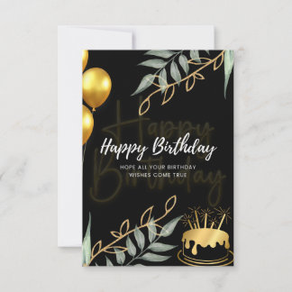 Elegant Black Congratulations cards OSA Kort