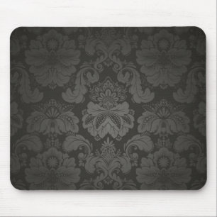 Elegant Black Damask Musmatta