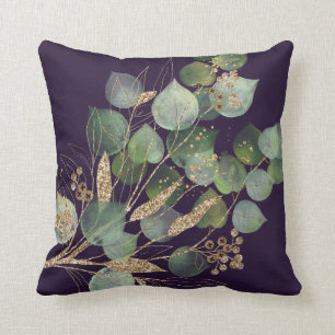ELEGANT BLACK EUCALYPTUS CUSHION KUDDE