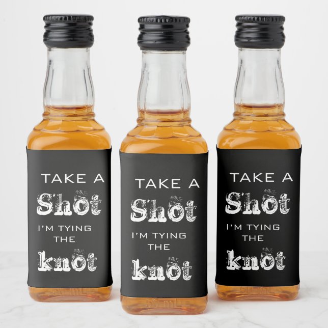 Elegant Black Gifter sig Bröllop Förlovning Spritflaskor Etikett (Flaskor)