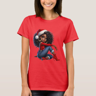 Elegant Black Girl Jul-T-shirt — MaMuse Holiday T Shirt