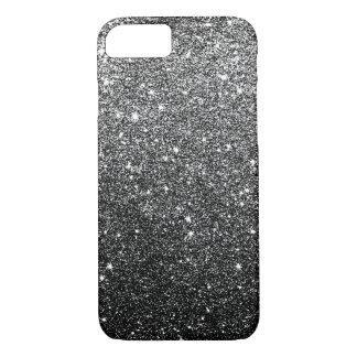 Elegant Black Glitter iPhone 7 fodral