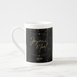 Elegant Black & Gold Christmas Entertaining Benporslin Mugg