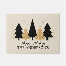 Elegant Black & Gold Christmas Tree