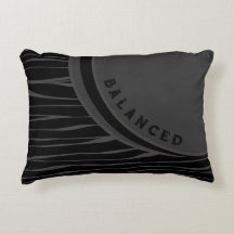 Elegant Black Grått Abstrakt Typography Balanced