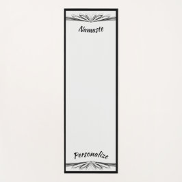 Elegant Black Grått Zen Yoga Namaste Personlig