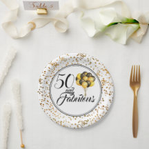 Elegant Black Guld 50 och Fabulous Birthday