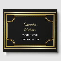 Elegant Black Guld Bröllop