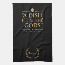 Elegant Black Guld Chef Quote: Anpassa till gudarn