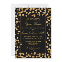 Elegant Black Guld Corporate Party