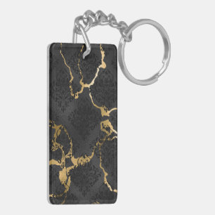 Elegant Black & Guld Diamond Design