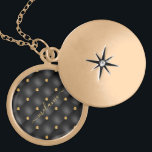 Elegant Black Guld Diamond Tuftade ditt namn Berlockhalsband<br><div class="desc">Elegant Black Guld Diamond Tuabled Luxury Ditt namn Golden Gemstone Personlig Gift - Lägg till ditt namn eller text - Gör ditt Speciella gåva - Ändra storlek och flytta eller ta bort och lägg till text/inslag med Anpassning verktyg. Välj ditt favoritteckensnitt / Storlekt / Färg ! Utformad av MIGNED! Se...</div>