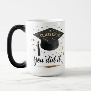 Elegant Black & Guld, klass 2025 Morphing Mugg