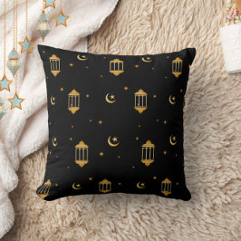 Elegant Black Guld Lanterns Islamic Eid/Ramadan Kudde