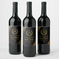 Elegant Black Guld Laurel Behandla Festive Design