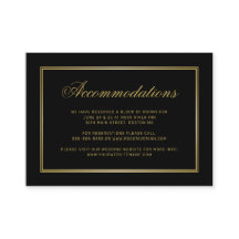 Elegant Black Guld Monogram Bröllop-bostäder