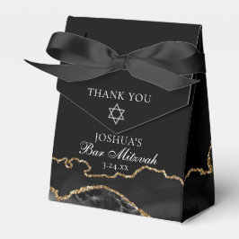 Elegant Black Guld Pub Mitzvah Party Presentaskar