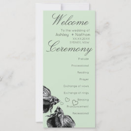 Elegant Black Guld Watercolor Fish Bröllop