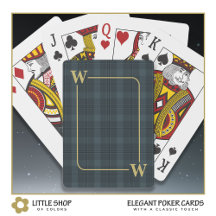 Elegant Black Guld Windows-fönsterruta, monogram
