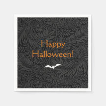 Elegant Black Halloween-Blommigt