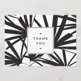 Elegant Black Handflatan Fronts Tack för Notecard Anteckningskort