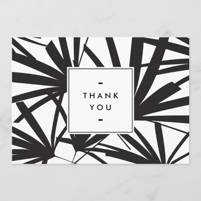 Elegant Black Handflatan Fronts Tack för Notecard  Anteckningskort (Framsida)